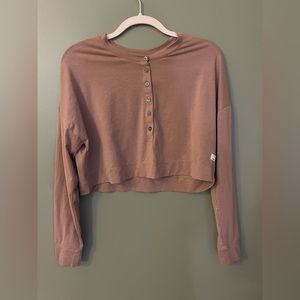 Pink Vuori long sleeve tee size S